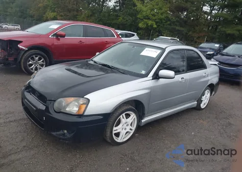 2005 Subaru Impreza 2.5Rs из США, поврежденный, VIN JF1GD66595H505333
